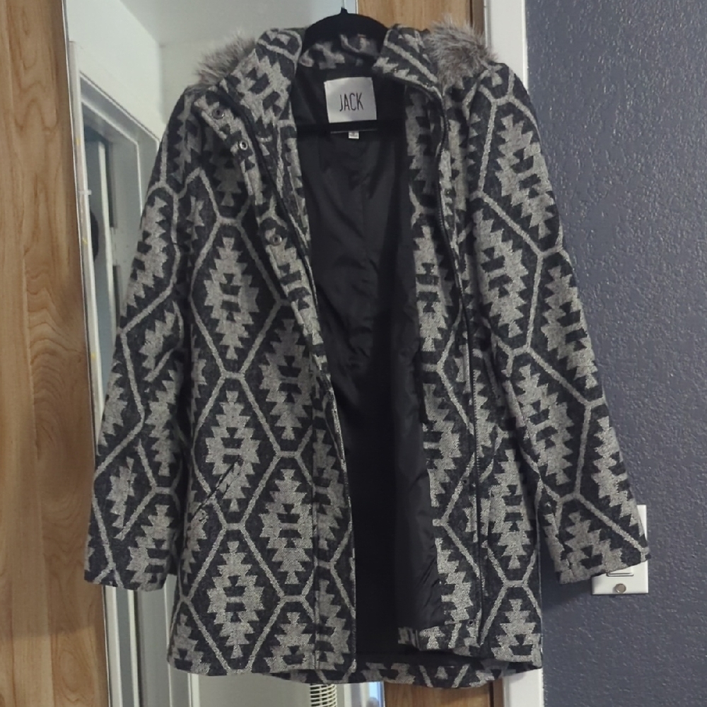 Jack by BB Dakota Black and Gray Coat
